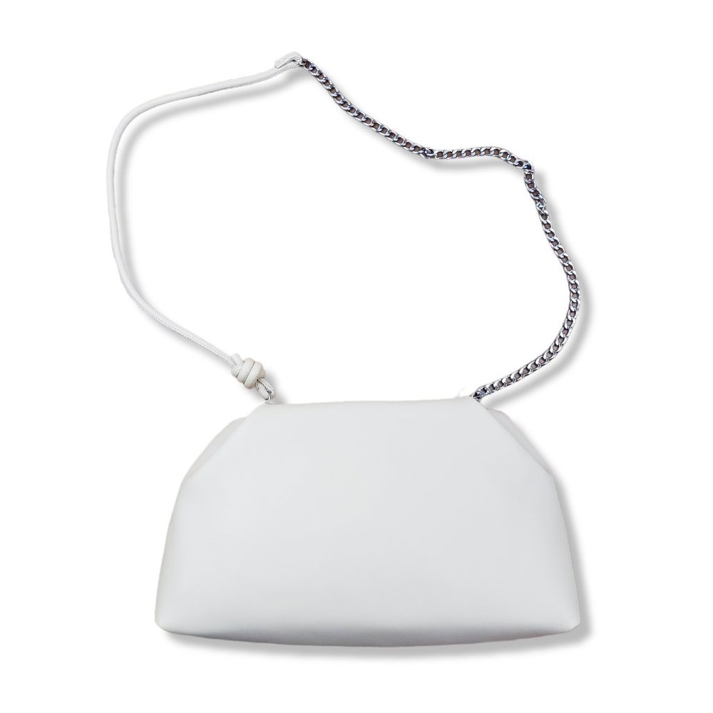 A New Day Cream/ Light Yellow Faux Leather Convertible Crossbody Shoulder